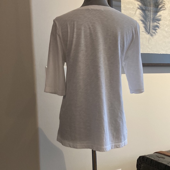 NWOT Michaels Stars short sleeve, white tee, size small - Picture 4 of 7